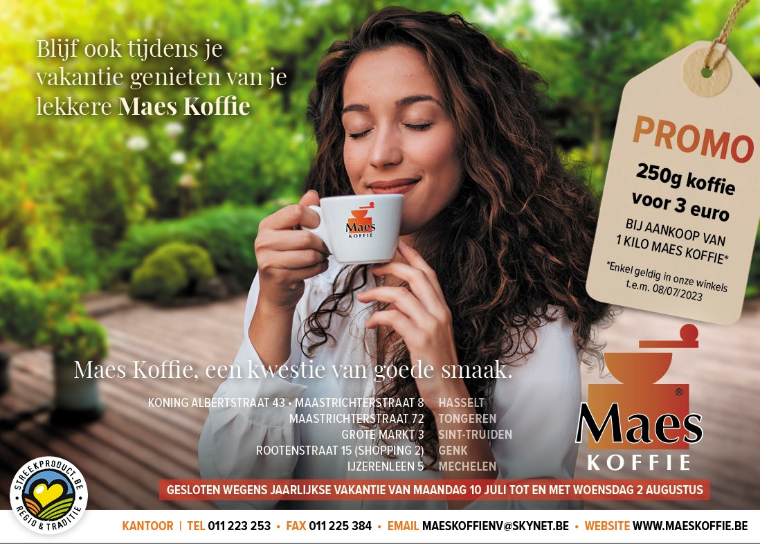 250g koffie voor 3 euro bij aankoop van 1 kg