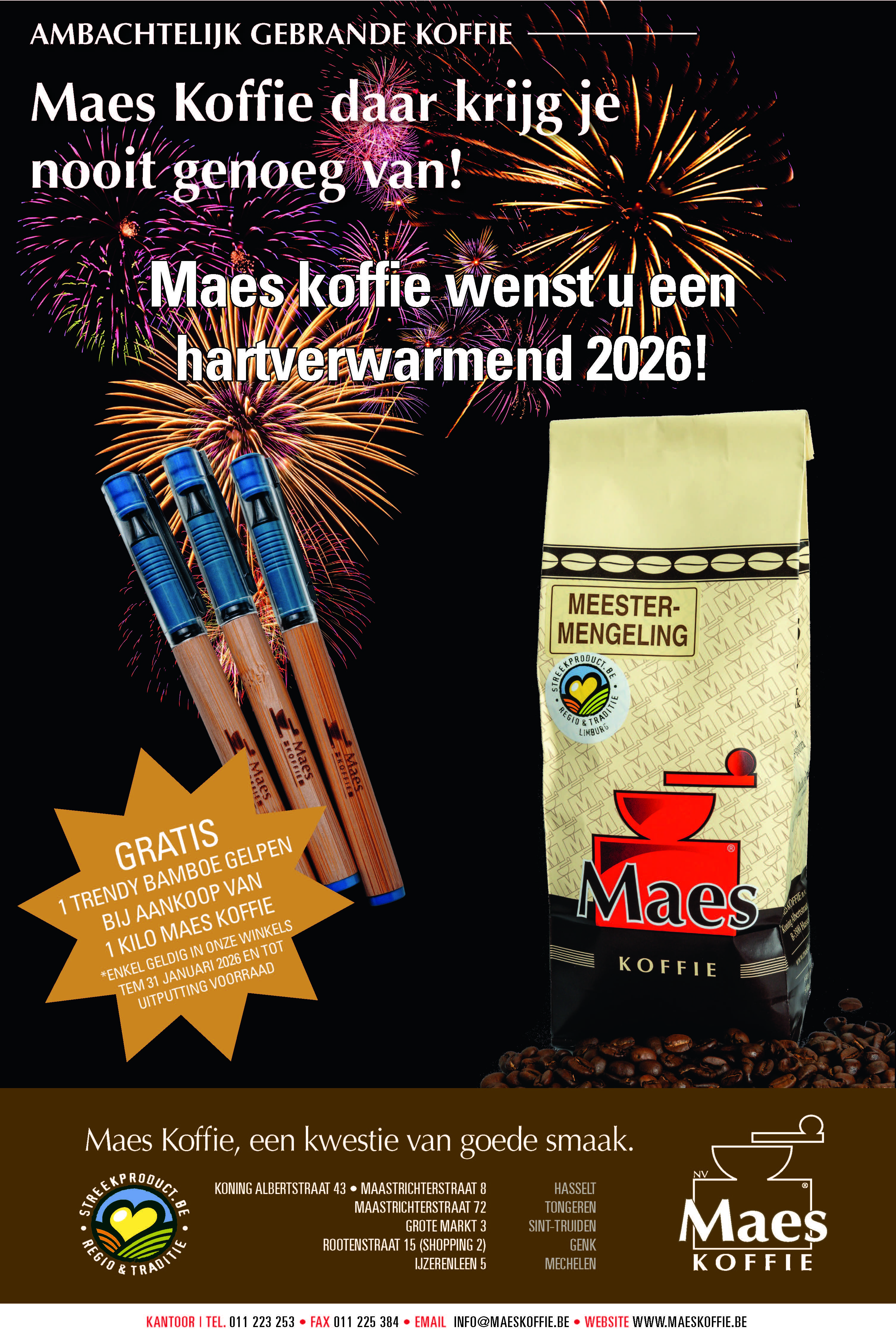 1 gelpen bamboe bij aankoop vanaf 1 kilo