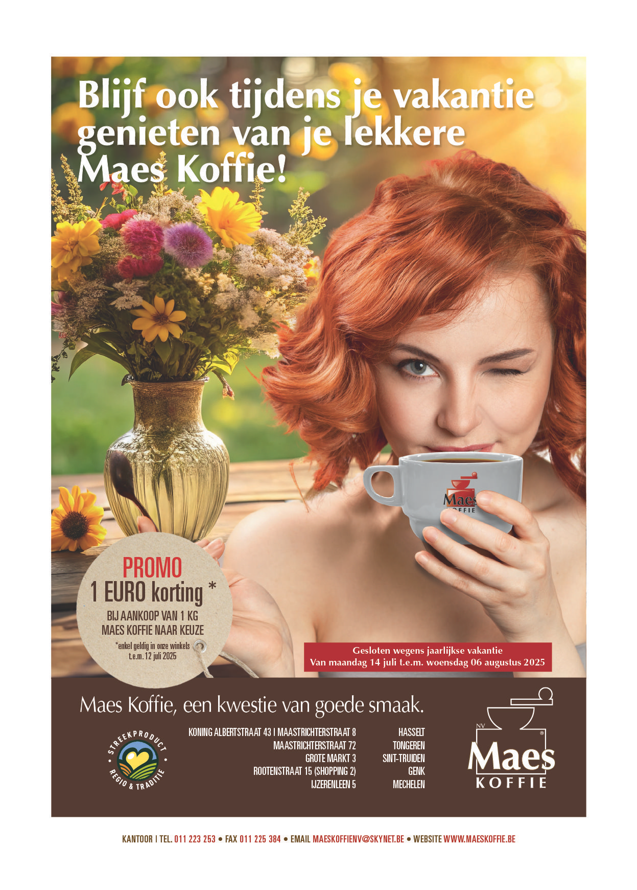 1 euro korting bij aankoop van 1 kilo